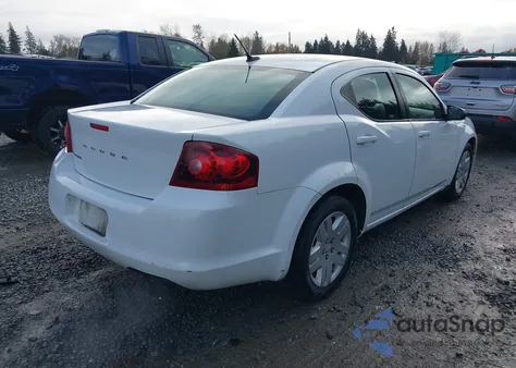 2012 Dodge Avenger Se z USA, uszkodzony, nr VIN 1C3CDZAB0CN290600